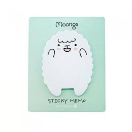 Блок клейкий фигурный 81*105мм 30л 'Panda <br> sheep' CREATIVEBOX (4 дизайна)