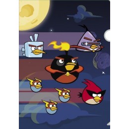 Папка-уголок А4 с рисунком HATBER 'Angry Birds'