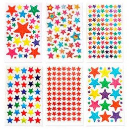 Наклейки 'Звёзды' 9,5*15,5см, Гранит 