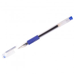 Ручка гелевая 0,5мм синяя PILOT 'G-1 Grip', грип, прозр. корпус, линия 0,3мм