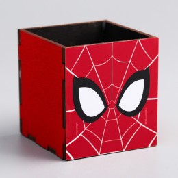 Подставка для канцелярии 'Человек-паук', Spider-man, 65*70*65 мм 