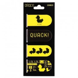 Набор магнитных закладок для книг 4шт КОКОС 'Cool Duck' 25*55мм