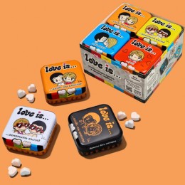 Драже освежающие в форме сердца LOVE IS вкус маракуйя, 20 г