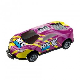 Игрушка 'Авто Сальто. Машинка металлическая прыгающая фиолетовая' инерционная, 1TOY, 9см