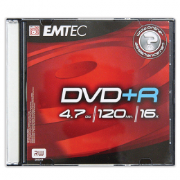 DVD+R EMTEC 4.7 Gb 16* Slim Case, 1 ШТУКА
