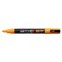 Маркер-краска оранжево-желтый 0,9-1,3мм UNI POSCA PC-3M, пулевидный наконечник
