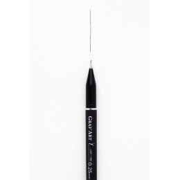 Ручка капиллярная 0,25мм черная МАЛЕВИЧЪ 'Graf'Art'