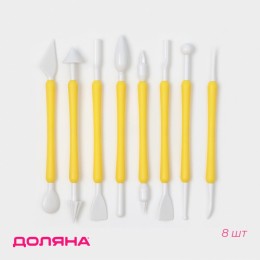 Набор приспособлений для моделирования кондитерских украшений 8 шт