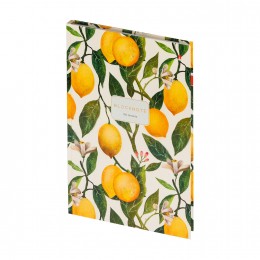 Блокнот А4 160л клетка 'Lemons' АЛЬТ, тв.обложка, сшивка