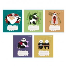 Тетрадь 24л клетка 'Панда' ЭКСМО