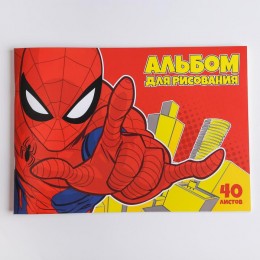 Альбом для рисования 40л А4 'Человек-паук' MARVEL