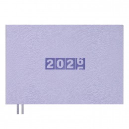 Еженедельник 2026г. 181*127мм 64л. сиреневый 'Джут' ESCALADA, кожзам