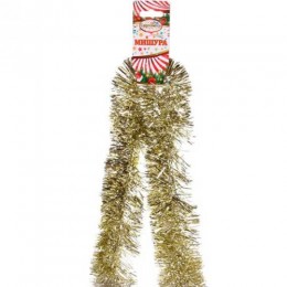 Мишура 'Изумрудный блеск', 2 м, золото