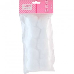 Помпоны для творчества, белые, 50мм, 10шт. deVENTE