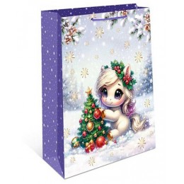 Пакет подарочный 33*42,5*10см 'Символ года 2026', Арт и Дизайн
