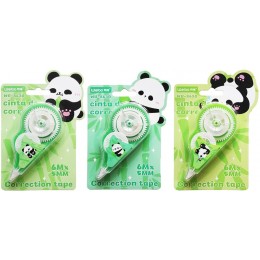 Корректор-лента 5мм*6м Weibo 'Panda', ассорти