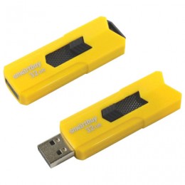 Карта памяти 32Gb Smart Buy 'Stream' USB 2.0, желтая