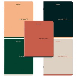 Тетрадь 48л А5 клетка 'Минимал_Цвет' BRAUBERG, SoftTouch