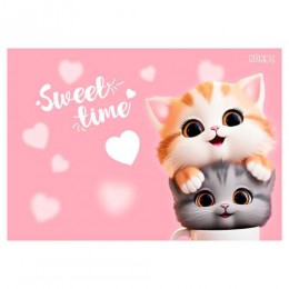 Клеенка для труда 35*50см 'Cute cats' КОКОС, ПВХ, 120мкм