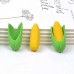 Ластик набор 2шт: 'Кукуруза' 3D 45*15мм, в блистере