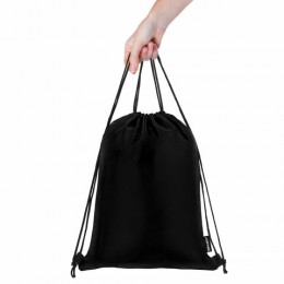 Сумка-мешок для сменной обуви BRAUBERG 'Total Black' 51*41см, с ручкой, полиэстер