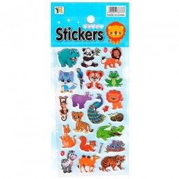 Наклейки 'Зверюшки' 10*22см, Гранит