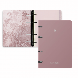 Тетрадь 120л А5 клетка на кольцах 'FLOREALE. Cedar Rose' ЭКСМО