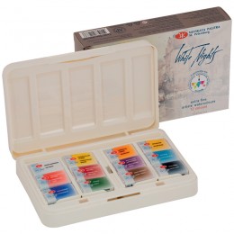 Набор акварельных красок 12цв. по 2,5мл.'Белые Ночи' кюветы, пластик/картон IWS