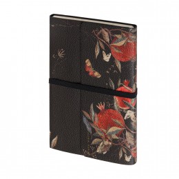 Ежедневник А5 96л 'Флора. Гранат' Bruno Visconti, кожзам, с резинкой