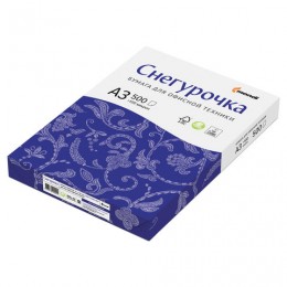 Бумага А3 80г/м2 500л Снегурочка, марка С, белизна 146%