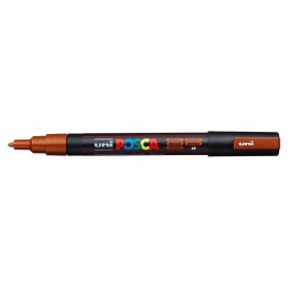 Маркер-краска бронзовый 0,9-1,3мм UNI POSCA PC-3M, пулевидный наконечник(номер цвета42)