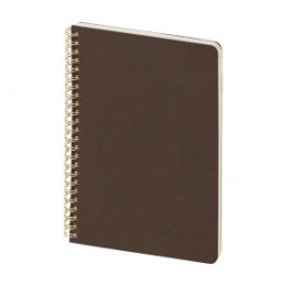 Тетрадь 60л А5 клетка, гребень, 'Pragmatic. Темно-коричневый' Bruno Visconti