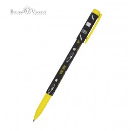 Ручка шариковая 0,5мм синяя Bruno Visconti FunWrite 'Машины. Цвет желтый'