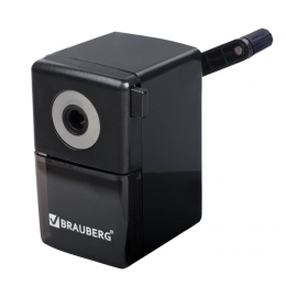 Точилка механическая BRAUBERG 'BlackJack', черная