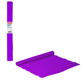 Бумага крепированная фиолетовая BRAUBERG 50*250см, 32г/м2, растяжение до 45%