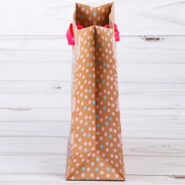 Пакет крафтовый вертикальный «Ты очаровательна!», ML 23*27*8 см 