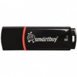 Карта памяти 8Gb Smart Buy 'Crown' USB 2.0, Flash Drive, черный