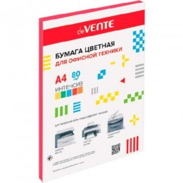 Бумага А4 80г/м2 50л deVENTE интенсив, красная, 2072246