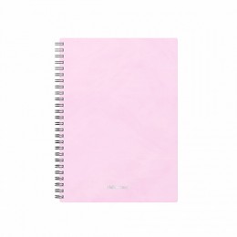 Тетрадь 80л А5 клетка, гребень, 'Candy' розовый перламутр, ERICH KRAUSE, пластиковая обложка
