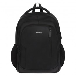 Рюкзак молодежный BERLINGO 'Comfort black' 42*29*17см, полиэстер, 3 отделения, 3 кармана