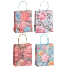 Пакет подарочный 21*25,5см 'Цветочная эйфория', Mikirei