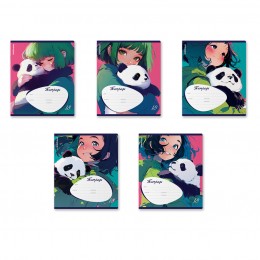 Тетрадь 18л клетка 'Panda Hugs' ERICH KRAUSE