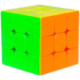 Игра-головоломка ИГРУНЫ 'Кубик 3*3' 5,5см (желто-зелено-оранжевый)