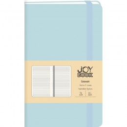 Бизнес-блокнот А6- 96л линия 'Joy Book. Весеннее небо' ЭКСМО, иск.кожа, на резинке