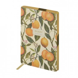 Ежедневник А5 128л 'Lemons' Bruno Visconti, кожзам, золотой срез