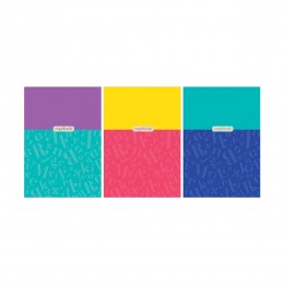 Тетрадь А4 80л линия 'Monocolor. Letters' BG