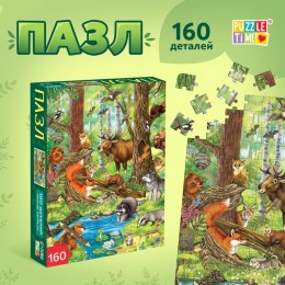 Пазл 160 эл. Puzzle Time 'Лесные жители'