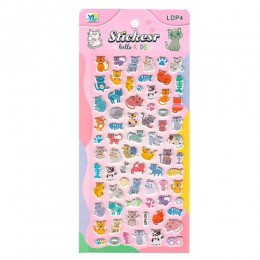 Наклейки декоративные 'Котики 1' 10*22 см