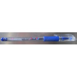 Ручка гелевая 0,5мм синяя SUNBEAM, грип, игольчатый стержень