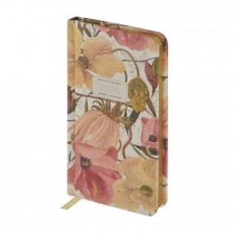 Еженедельник 2026г. 87*165мм 64л. 'Цветочная страсть' Bruno Visconti, кожзам, золотой срез